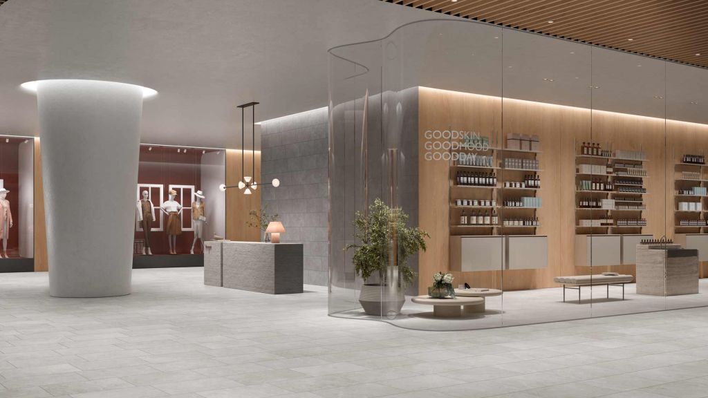 Caesar USA Contract Graystone White Warmgrey ShoppingMall Caesar USA Contract Graystone White Warmgrey ShoppingMall